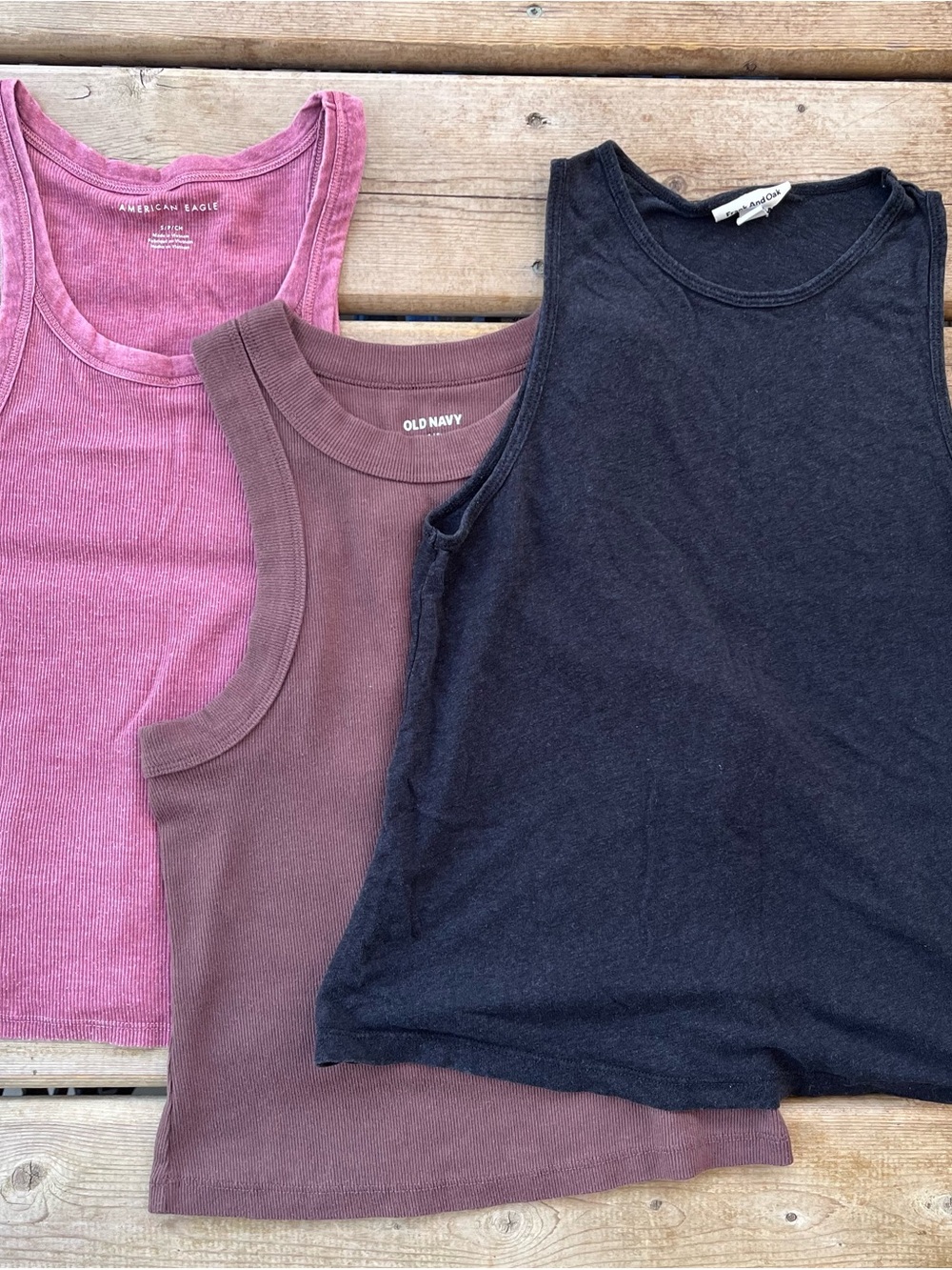 Tank Top Bundle - Size Small (Frank & Oak, American Eagle, Old Navy)